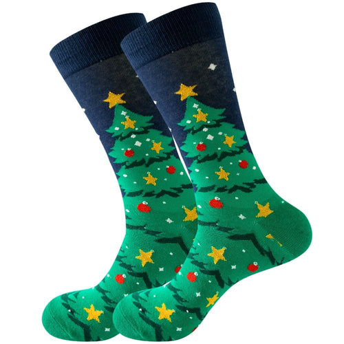 Big Christmas Tree Crazy Christmas Socks - Crazy Sock Thursdays