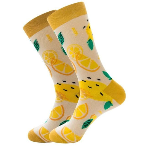 Zesty Lemon Crazy Socks - Crazy Sock Thursdays